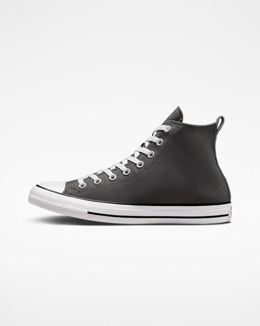 Tenisky Vysoke Converse Chuck Taylor All Star Woven Twill Panske Siva Čierne | SK DXK11P3